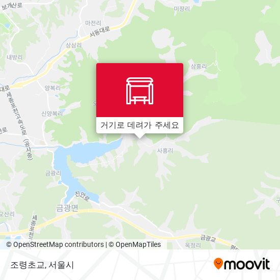 조령초교 지도