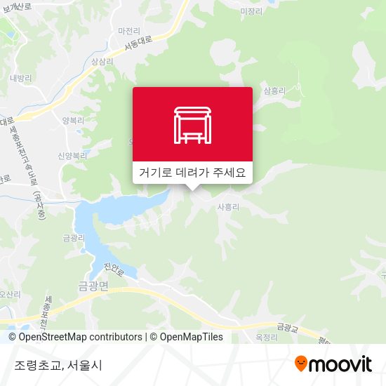 조령초교 지도