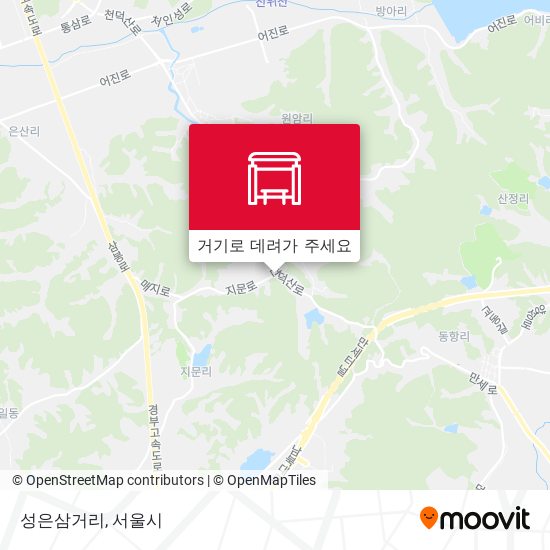 성은삼거리 지도