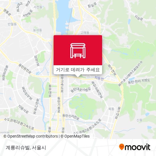 계룡리슈빌 지도