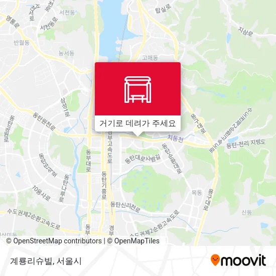 계룡리슈빌 지도