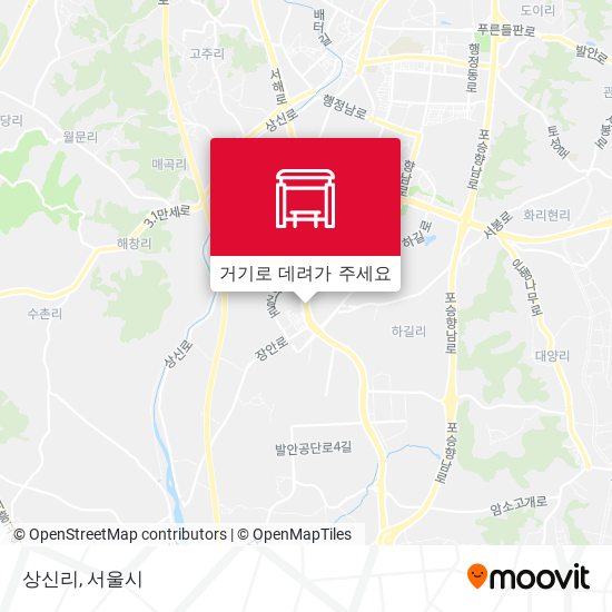 상신리 지도