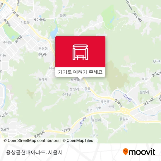 용상골현대아파트 지도