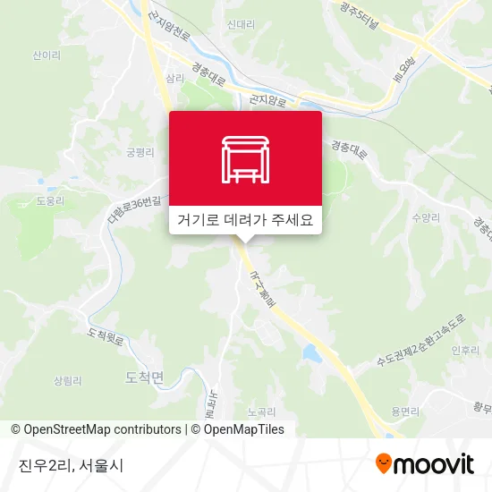 진우2리 지도