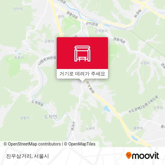 진우삼거리 지도