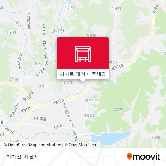 거리실 지도