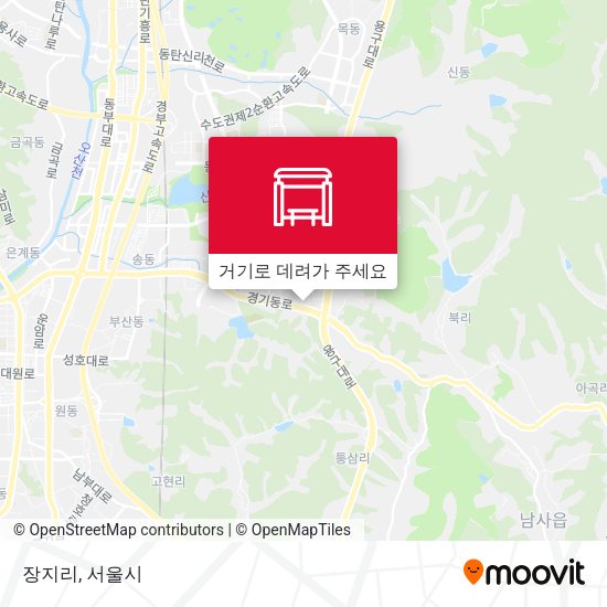 장지리 지도