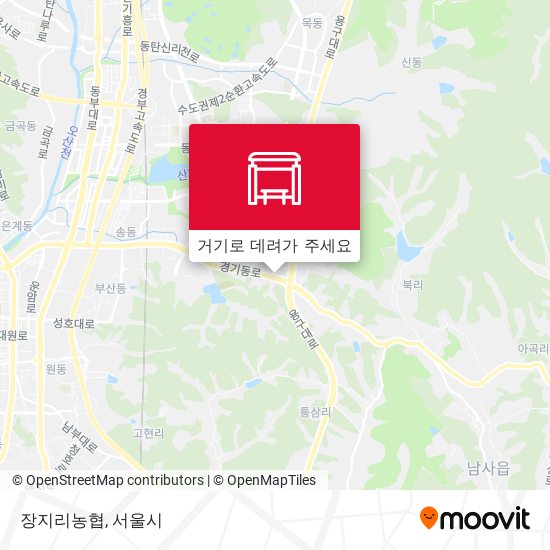 장지리농협 지도