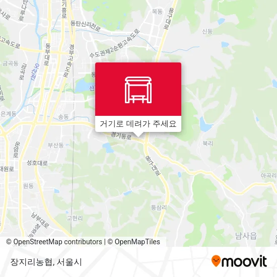 장지리농협 지도