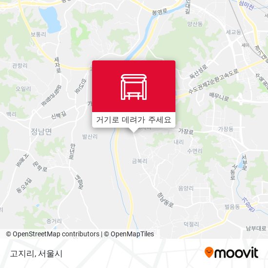 고지리 지도