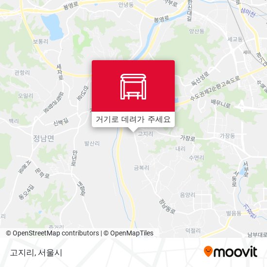 고지리 지도