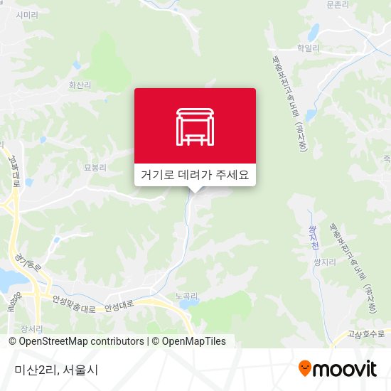 미산2리 지도