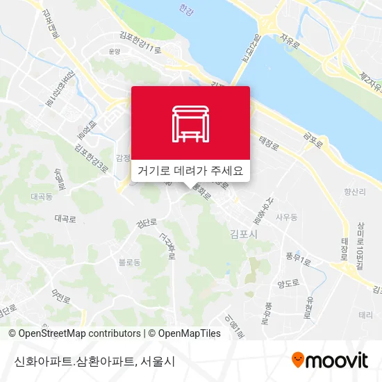신화아파트.삼환아파트 지도