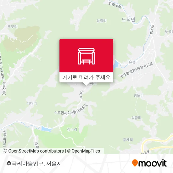 추곡리마을입구 지도