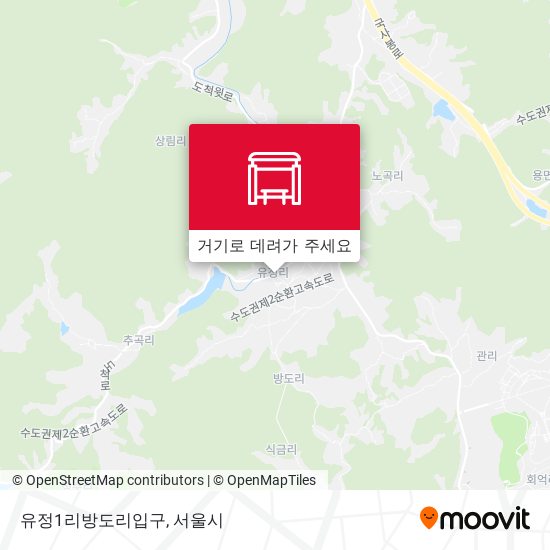 유정1리방도리입구 지도