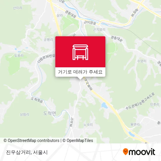 진우삼거리 지도