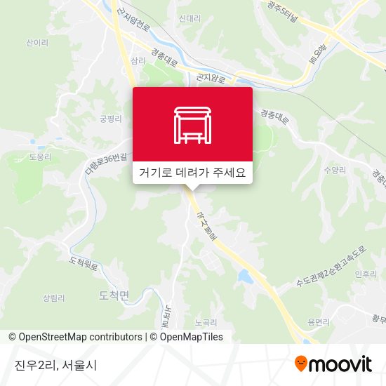 진우2리 지도