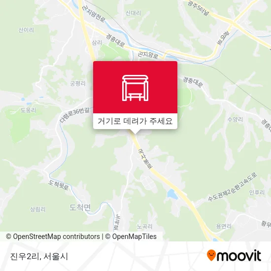진우2리 지도