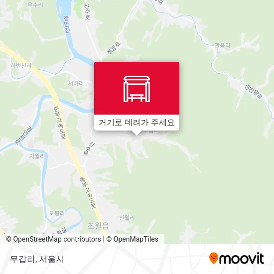 무갑리 지도