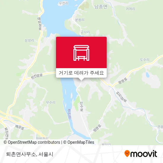 퇴촌면사무소 지도