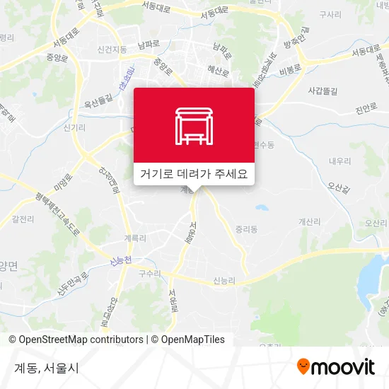 계동 지도