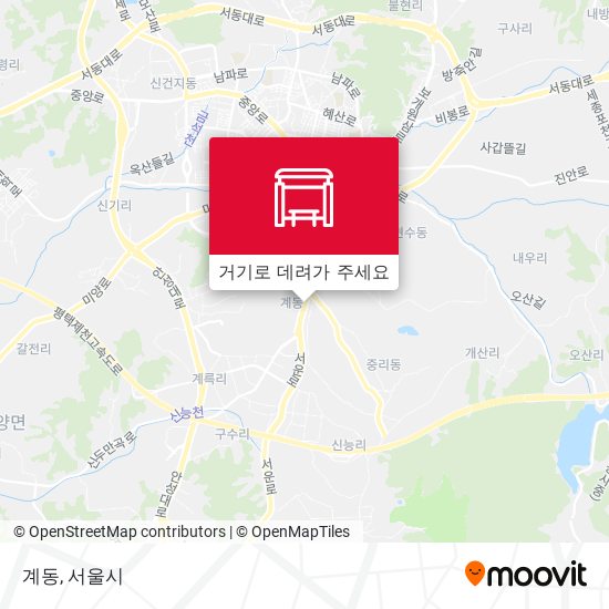 계동 지도