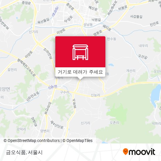 금오식품 지도