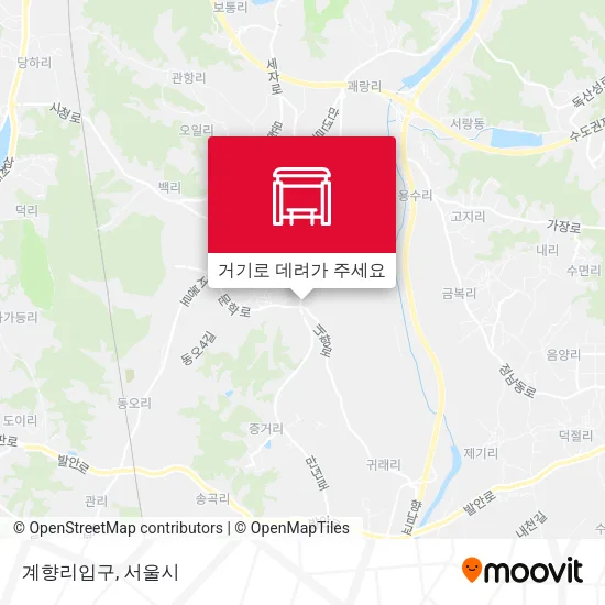 계향리입구 지도