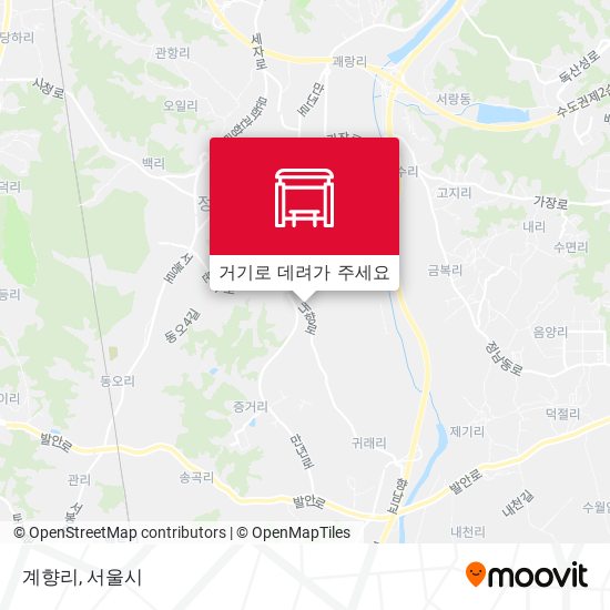 계향리 지도