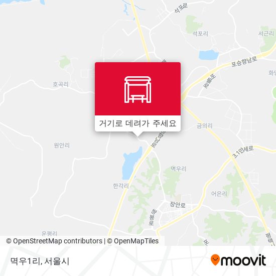 멱우1리 지도