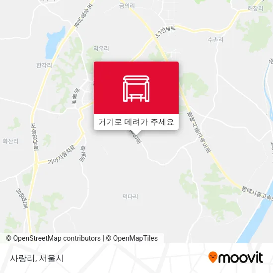 사랑리 지도