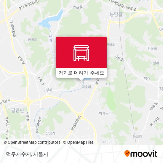 덕우저수지 지도