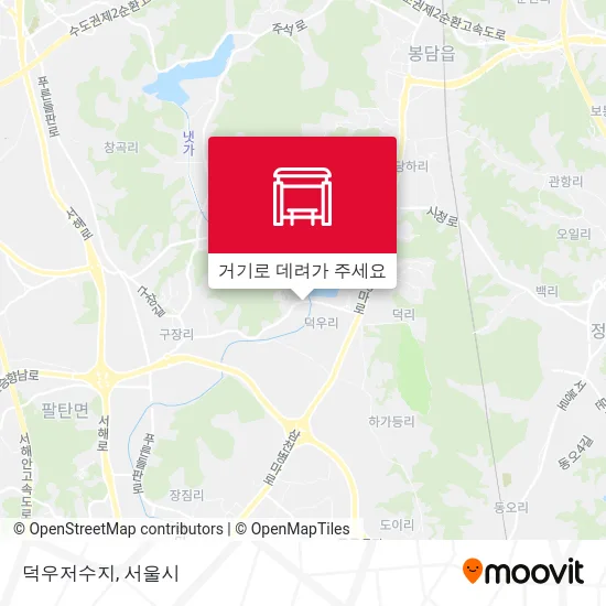 덕우저수지 지도