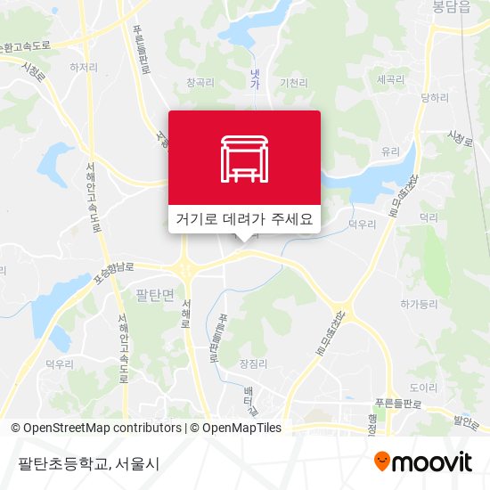 팔탄초등학교 지도