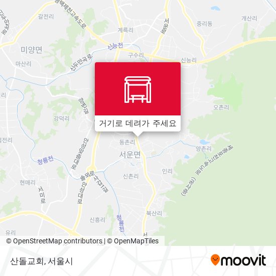 산돌교회 지도