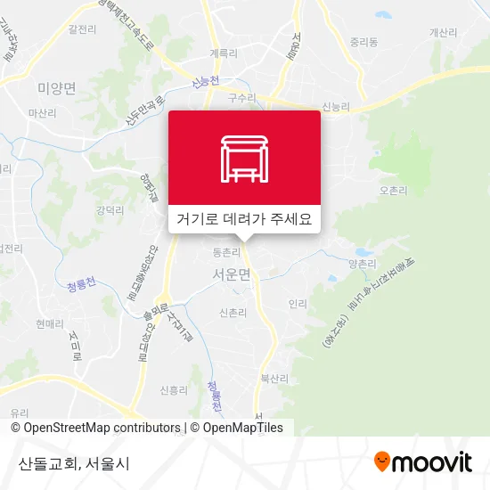 산돌교회 지도