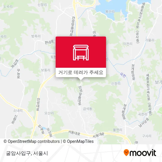 굴암사입구 지도