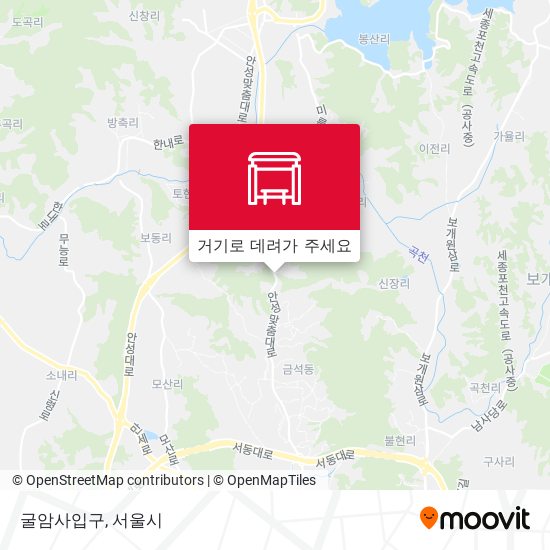 굴암사입구 지도