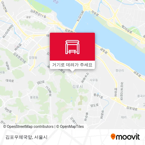 김포우체국앞 지도