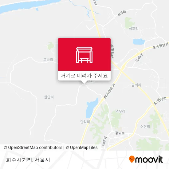 화수사거리 지도