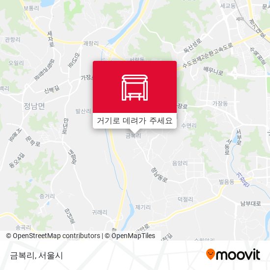 금복리 지도