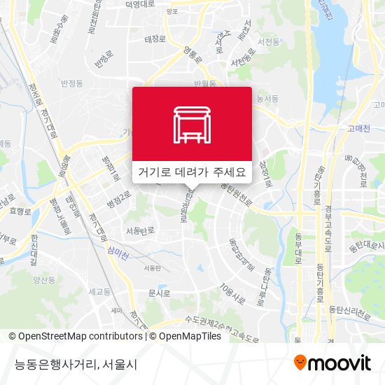 능동은행사거리 지도