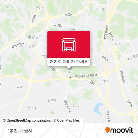 무봉천 지도