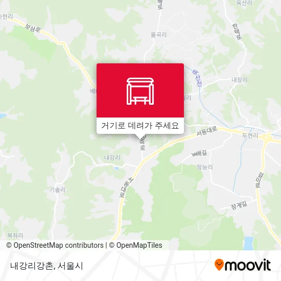 내강리강촌 지도