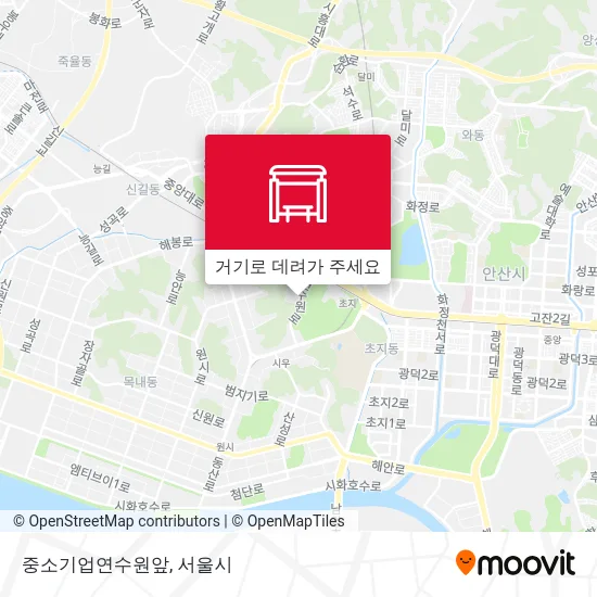 중소기업연수원앞 지도