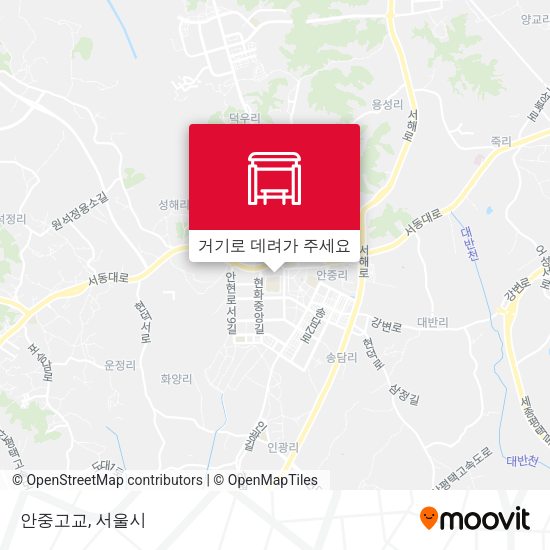 안중고교 지도