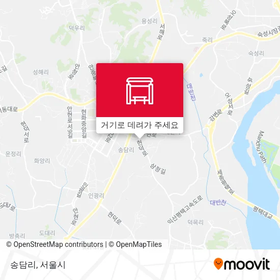 송담리 지도