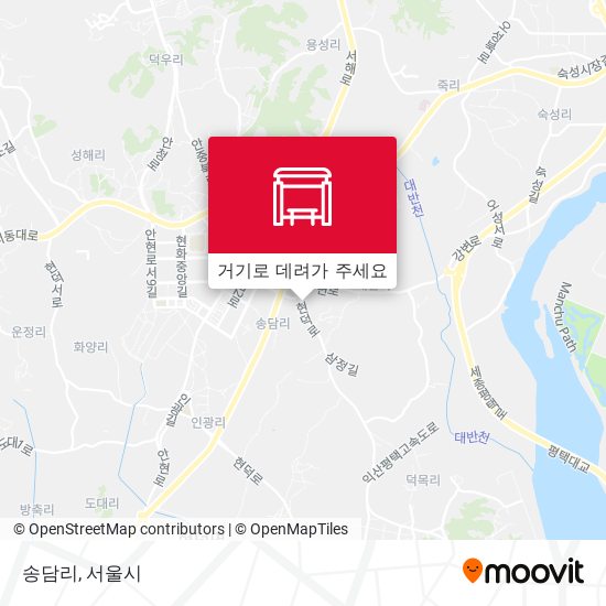 송담리 지도