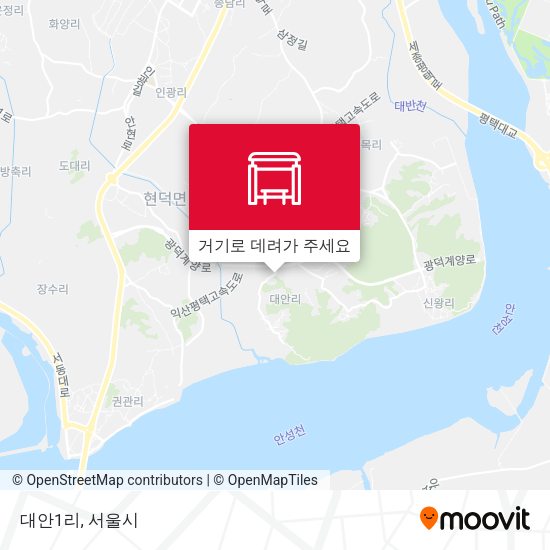 대안1리 지도