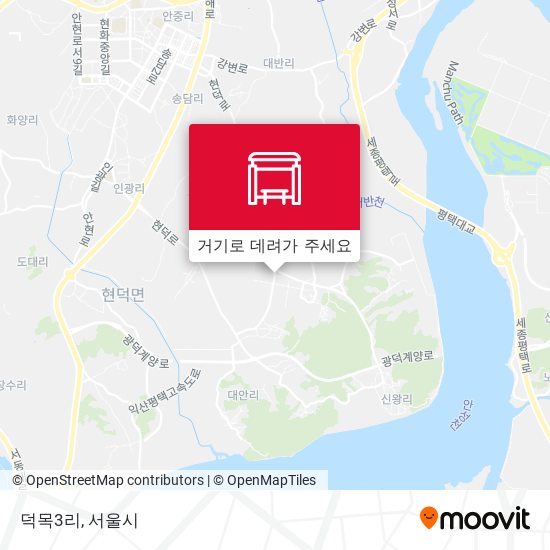 덕목3리 지도